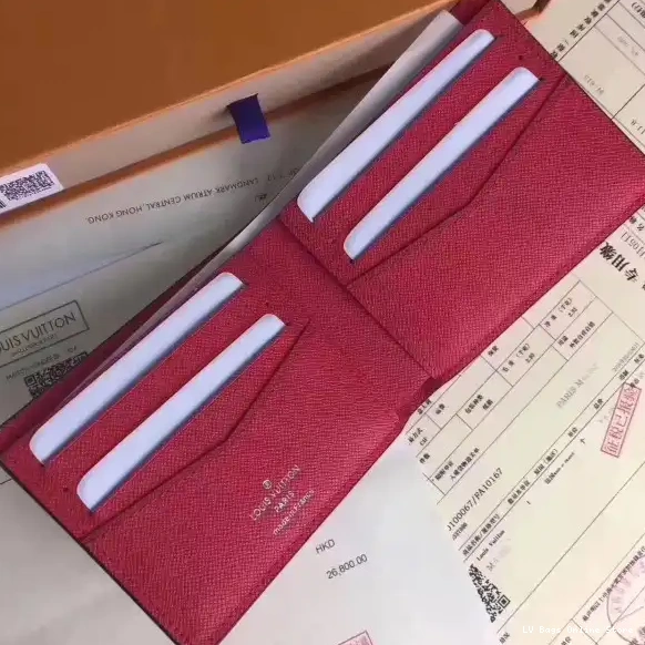 Affordable supreme pocket wallet Louis Vuitton 0502